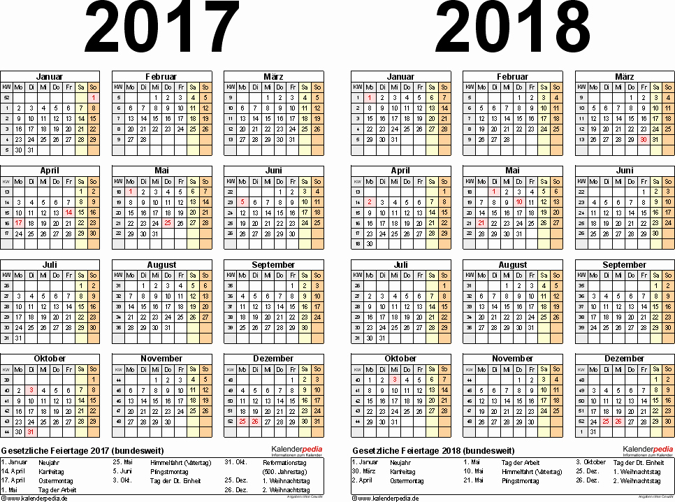 Monthly Calendar 2016-17 Unique Kalender 2018 Mit Kw