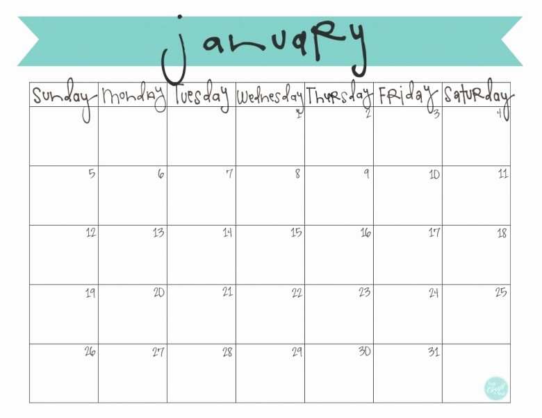 Monthly Calendar 2017 Printable Free Elegant 2017 Monthly Calendar Printable Free Free Calendar Template