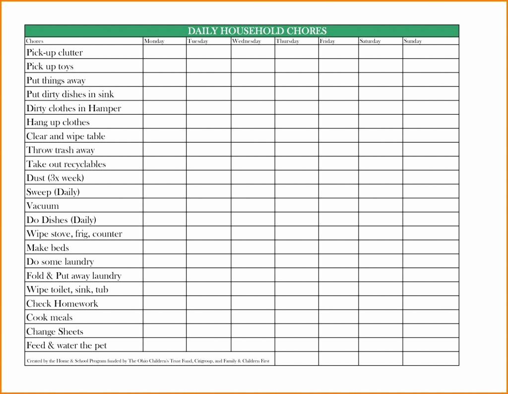 Monthly Chore Chart for Family Best Of Family Chore Chart Template Family Chore Chart Maker Free