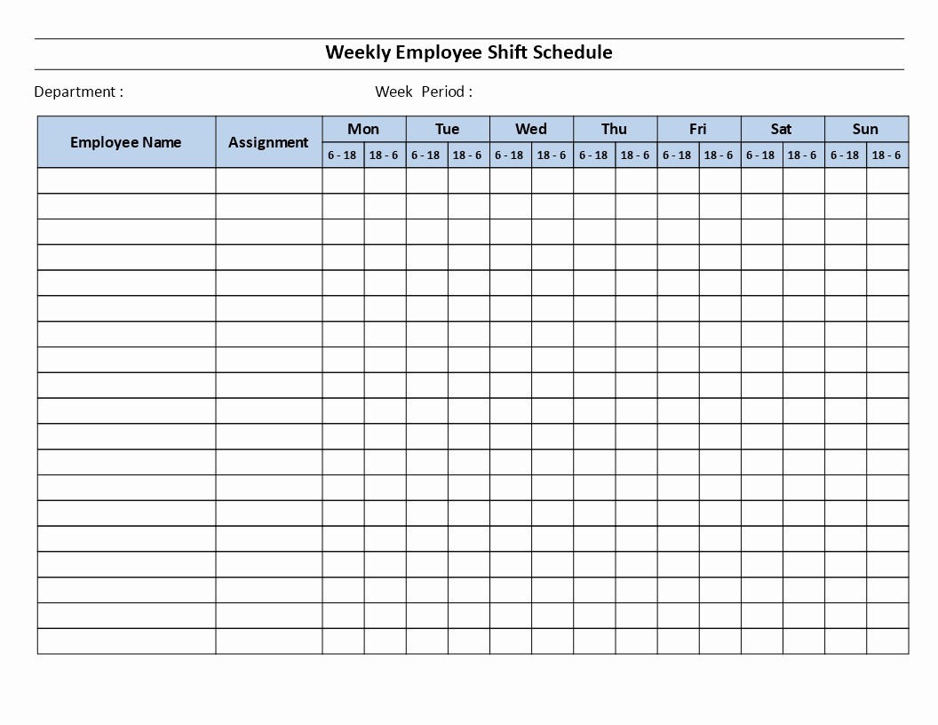Monthly Employee Shift Schedule Template Elegant Employee Shift Schedule Template Example Of Spreadshee