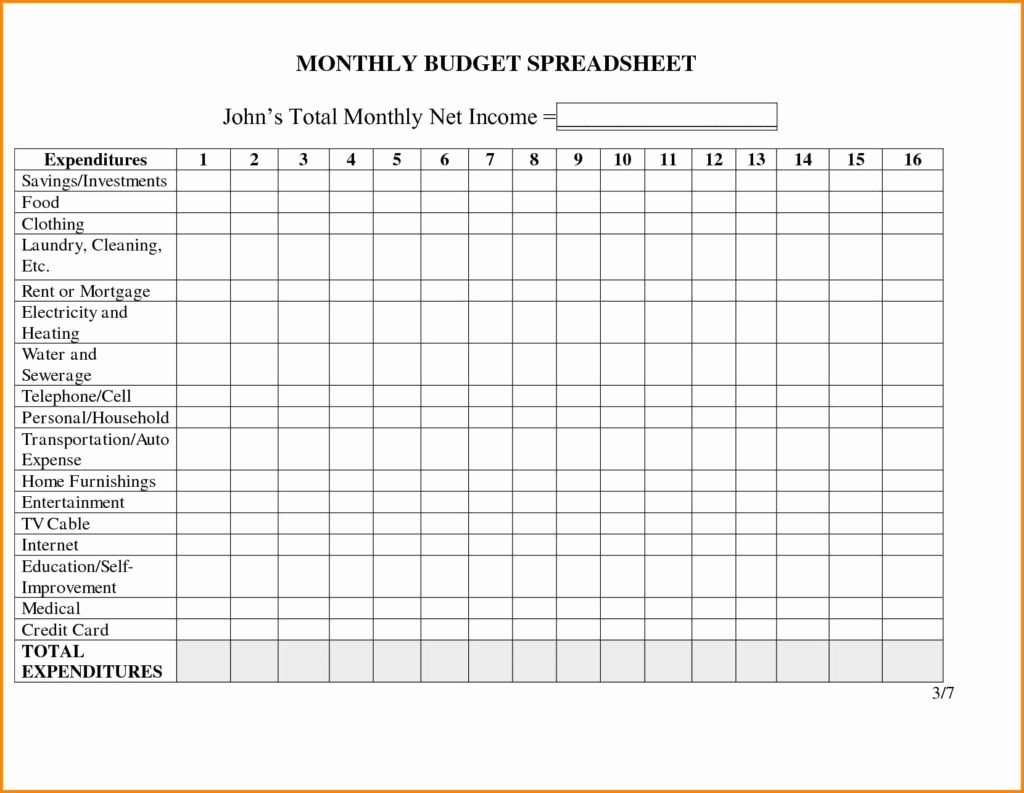Monthly Expenses Spreadsheet Template Excel Best Of Monthly In E and Expense Spreadsheet for Rental Property