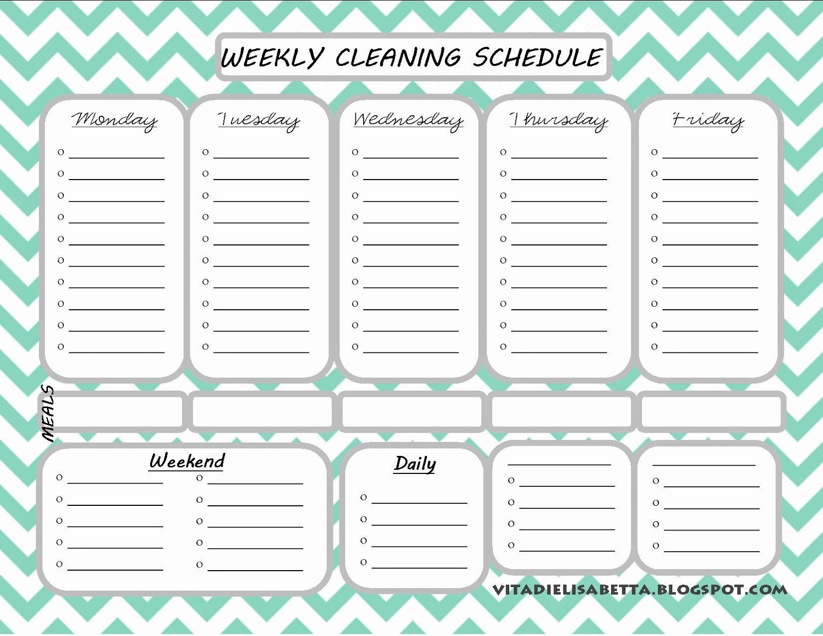 Monthly House Cleaning Schedule Template Fresh List Junkie Weekly Cleaning Schedule Free Printable