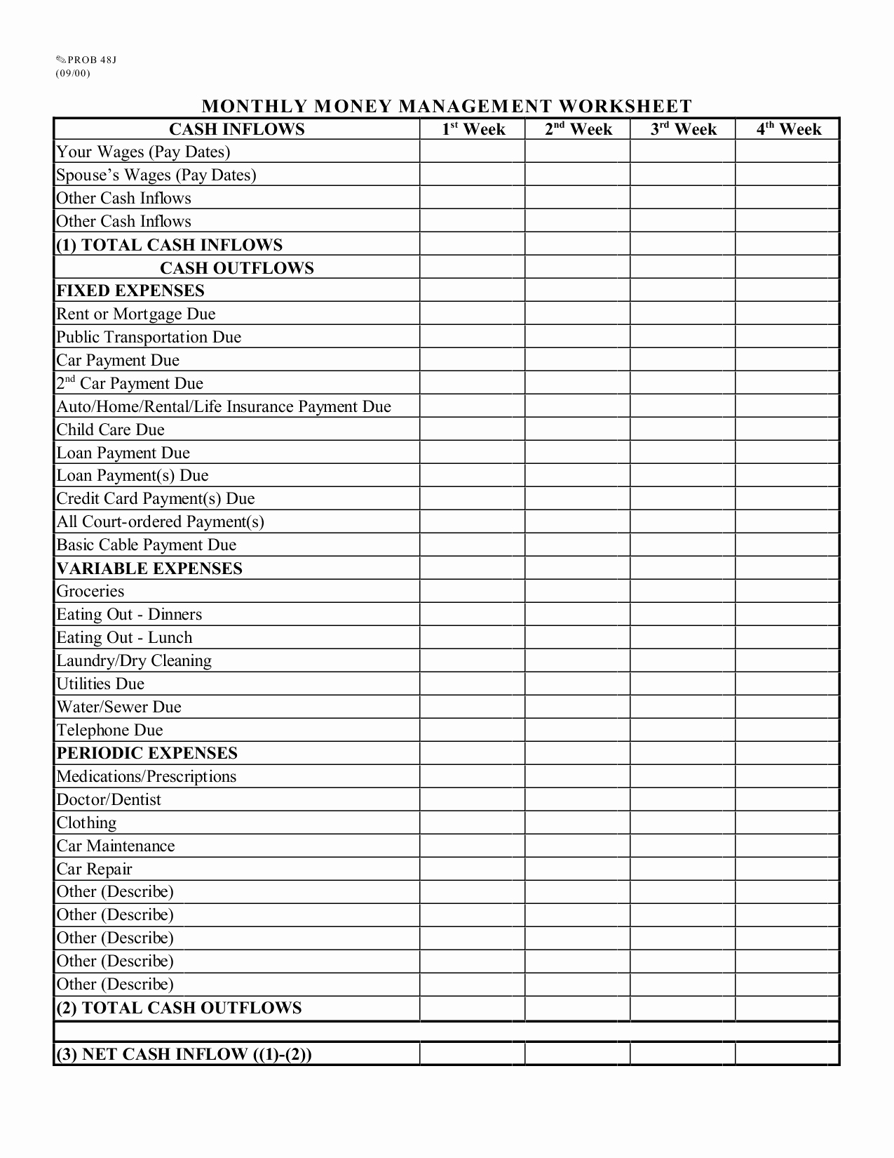 Monthly Income and Expense Worksheet Fresh 16 Best Of Bud Worksheet Monthly Bill Blank
