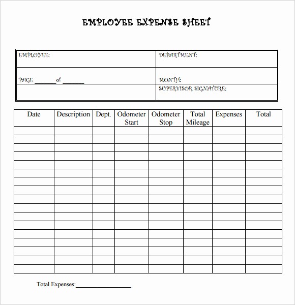Monthly Income and Expense Worksheet Luxury 14 Sample Expense Sheet Templates to Download