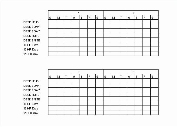 Monthly On Call Schedule Template Fresh Call Schedule Template Excel Training Rotation