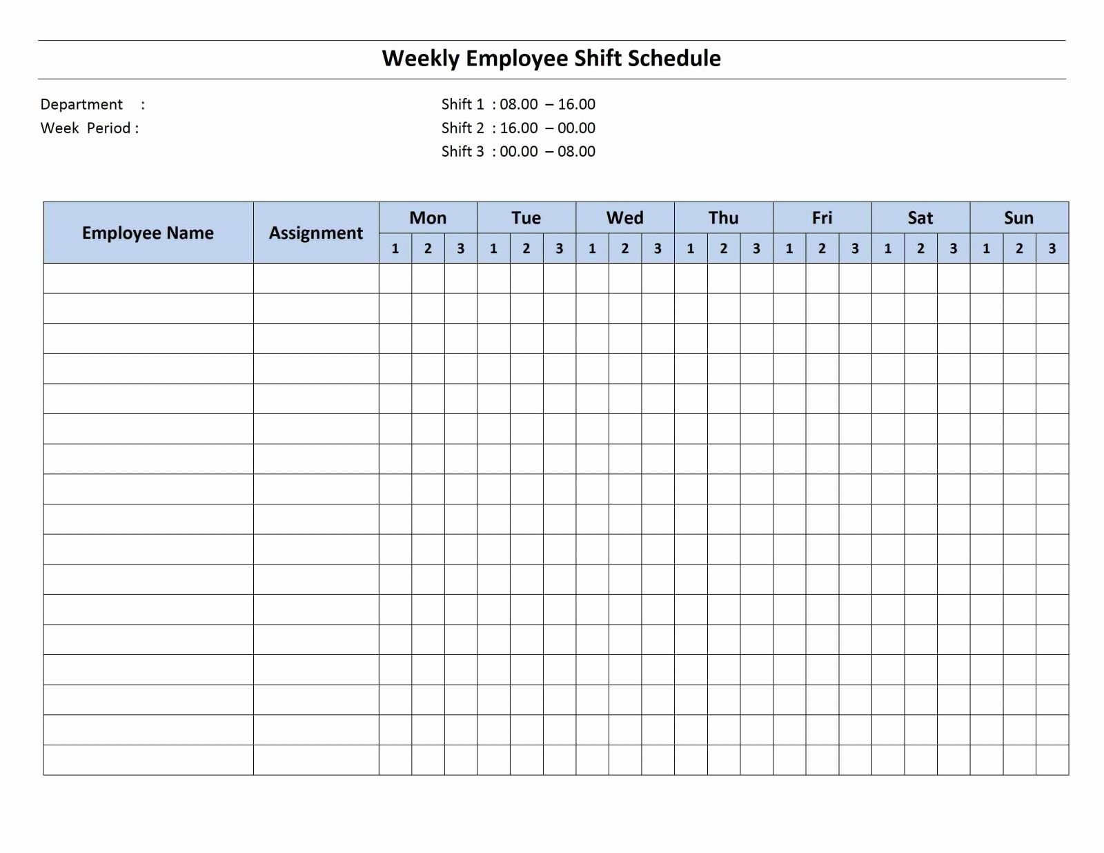 Monthly On Call Schedule Template Fresh Free Weekly Schedule Templates for Excel 18 Muygeek