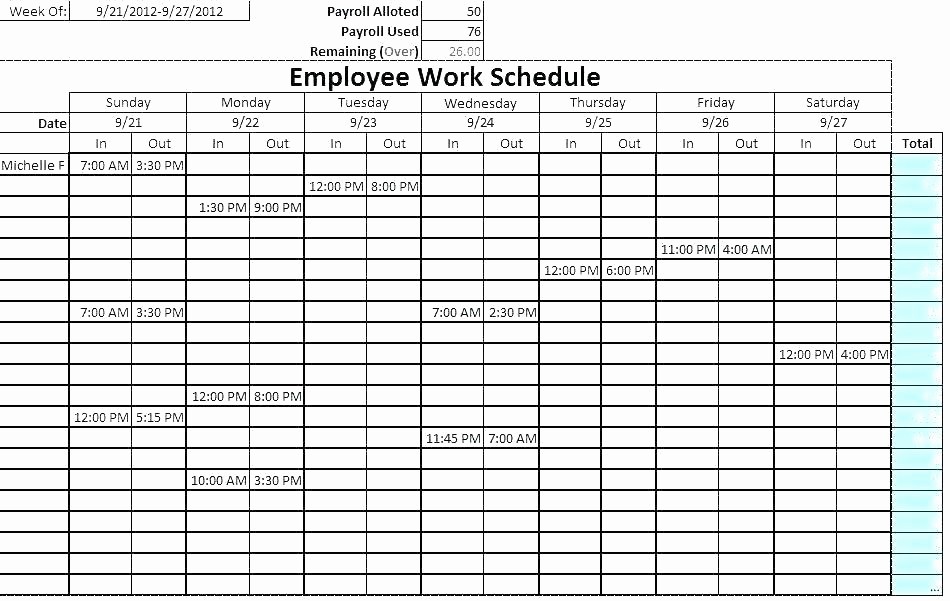 Monthly On Call Schedule Template Fresh Monthly Duty Roster Template Free Download Excel format