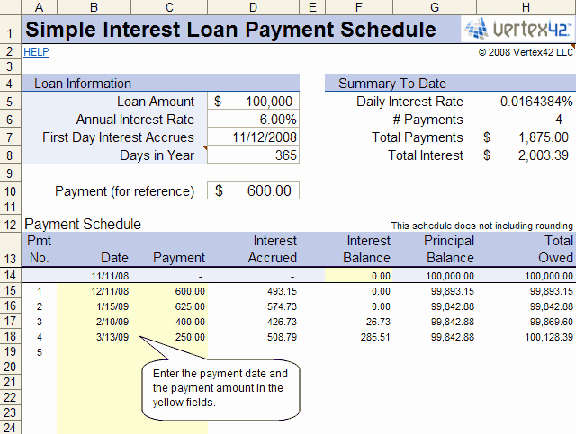 Mortgage Interest Amortization Schedule Excel Awesome Loan Calculator Amortization Schedule