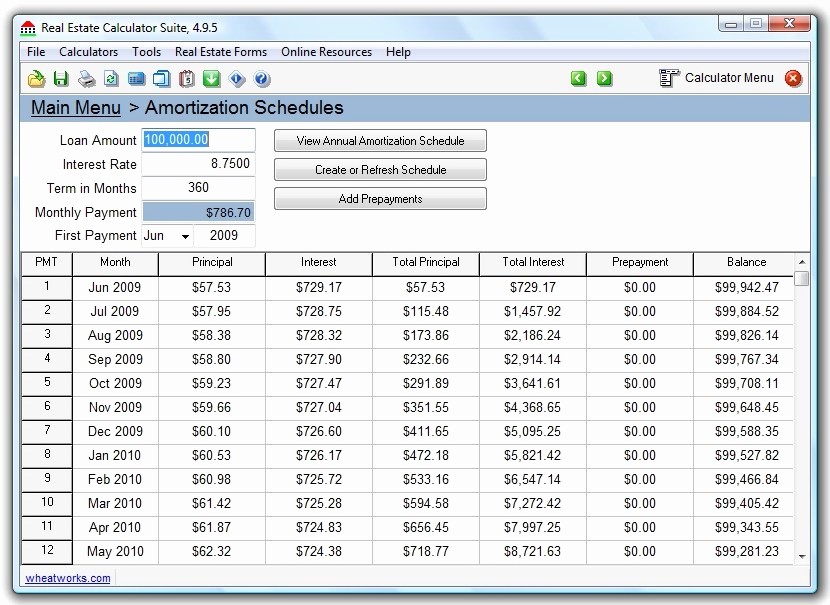 Mortgage Payment Schedule Calculator Excel Luxury Download Excel Loan Amortization Schedule Calculator