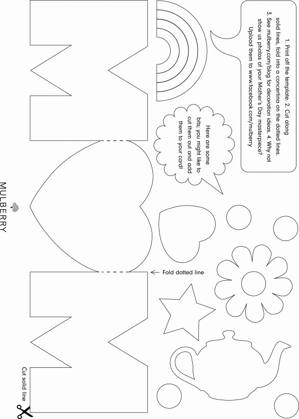 Mother Day Card Templates Free New Mothers Day Card Template Print Print Print