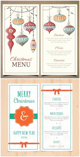 Mother&amp;#039;s Day Menu Template Word Best Of Retro Christmas and New Year Menu Template
