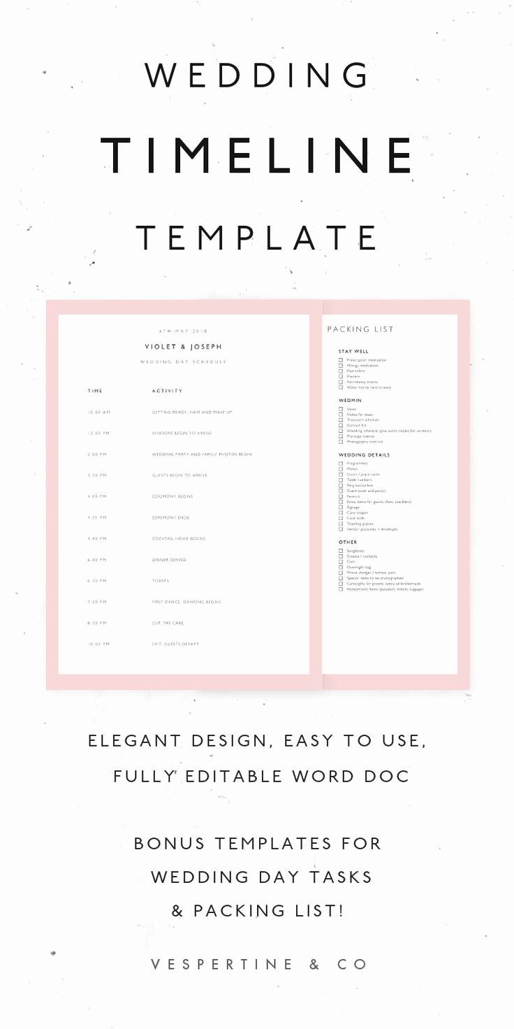 Mother&amp;#039;s Day Menu Template Word New the 25 Best Wedding Timeline Template Ideas On Pinterest