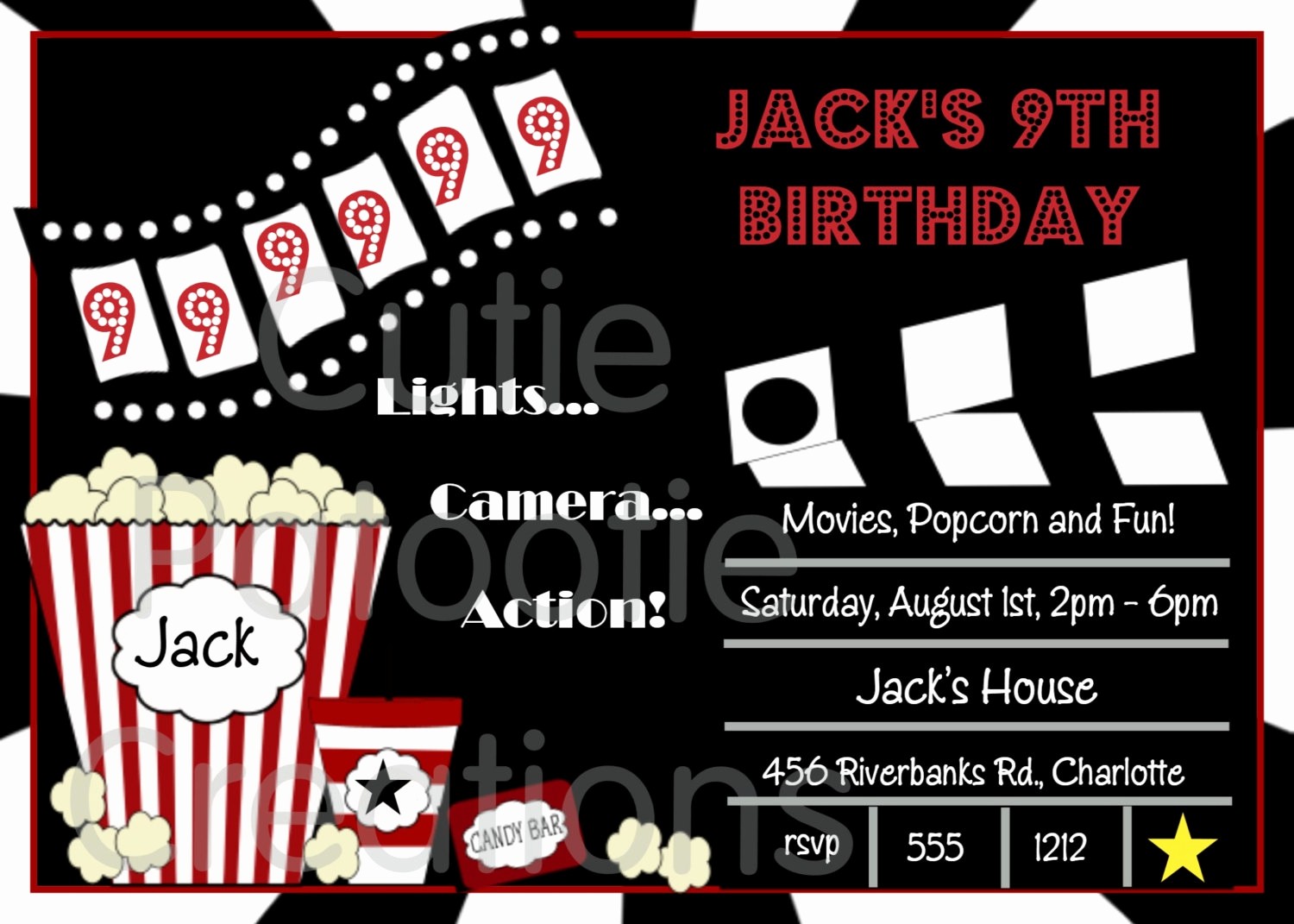 Movie themed Invitation Template Free Best Of Free Movie Ticket Invitation Template Free Excel Template