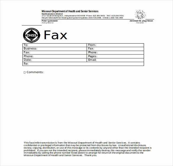 Ms Office Cover Page Template New 12 Word Fax Cover Sheet Templates Free Download