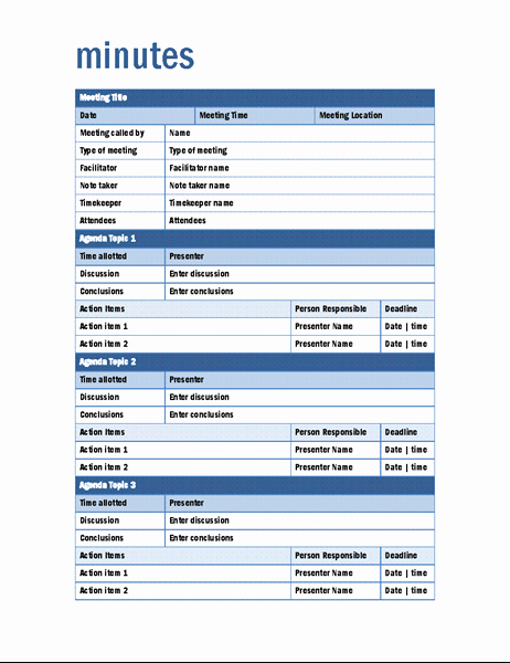 Ms Office Meeting Minutes Template New Elegant Meeting Minutes