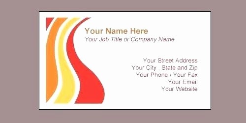 Ms Publisher Business Card Templates Elegant Download Free Business Card Template Microsoft Word