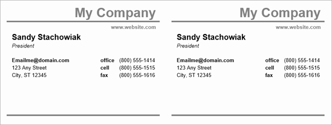 Ms Word Business Card Templates Awesome How to Make Free Business Cards In Microsoft Word with
