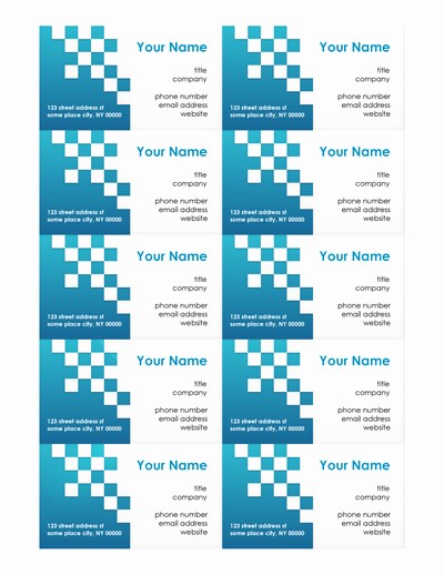 Ms Word Business Card Templates Lovely Free Business Card Templates