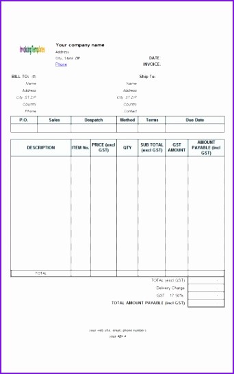 Ms Word Invoice Template Download Beautiful 9 Microsoft Word Invoice Template 2003