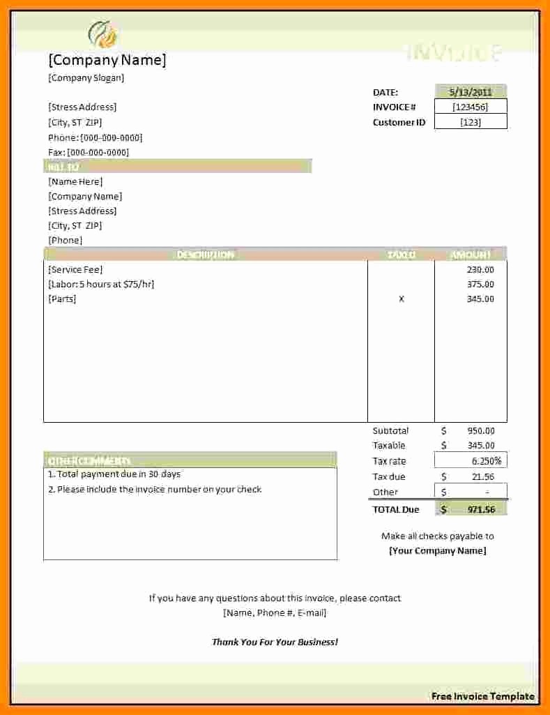 Ms Word Invoice Template Download Best Of Microsoft Word 2003 Invoice Template Download Microsoft