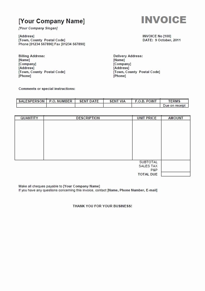 Ms Word Invoice Templates Free Lovely Microsoft Word Invoice Template Beepmunk