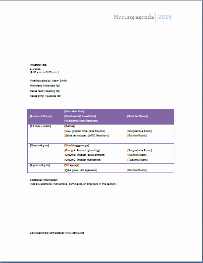 Ms Word Meeting Agenda Template Unique Ms Word Meeting Agenda Templates
