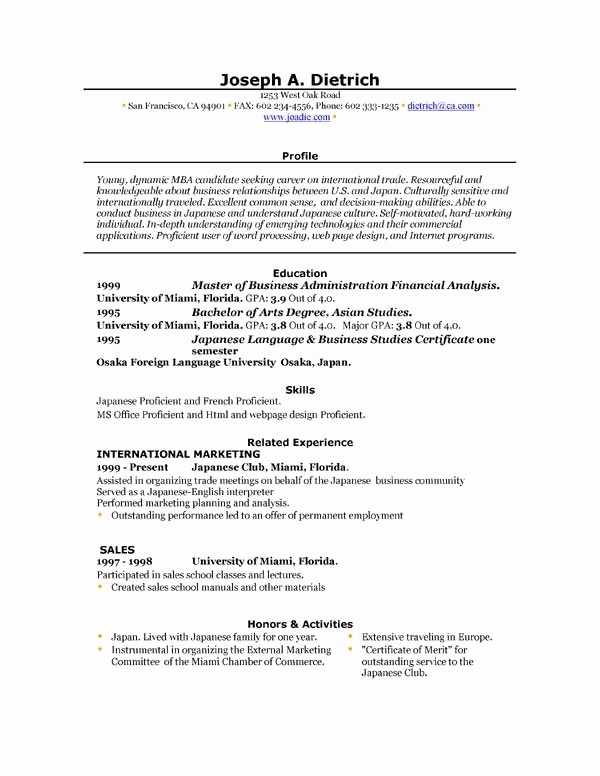 Ms Word Template for Resume Luxury Free Resume Templates Word