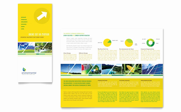 Ms Word Tri Fold Template Inspirational Environmental Conservation Tri Fold Brochure Template