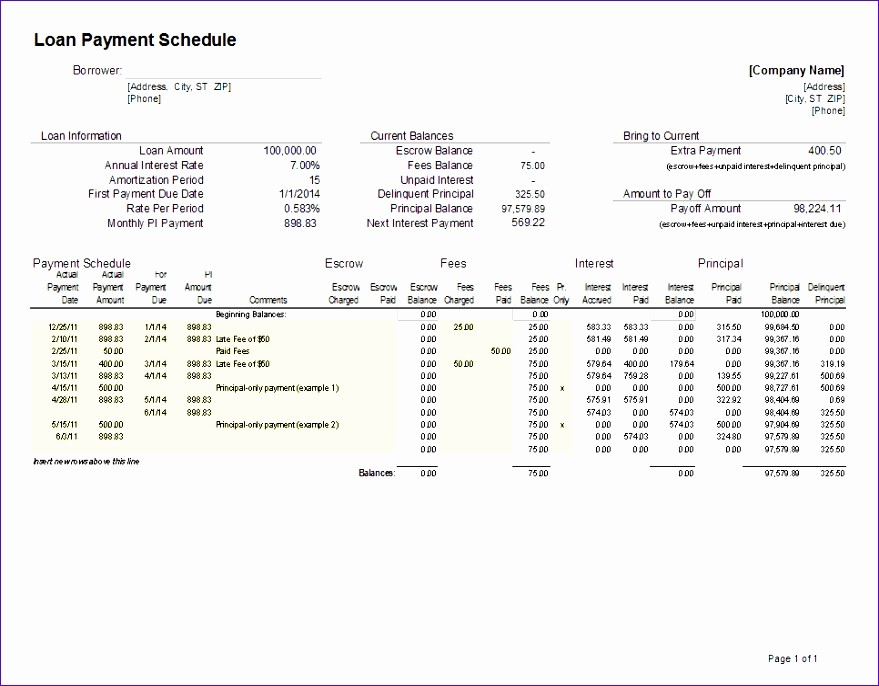 Multiple Loan Repayment Calculator Excel Luxury 12 Student Loan Repayment Excel Template Exceltemplates