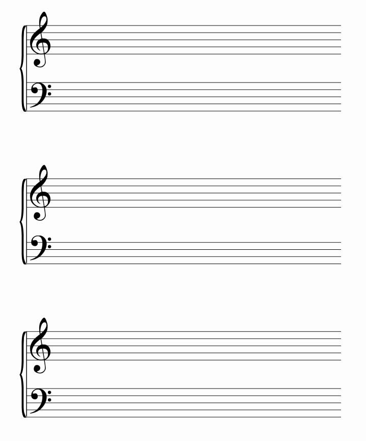 Music Staff Paper with Notes Lovely Music Staff Paper Pdf Google Search