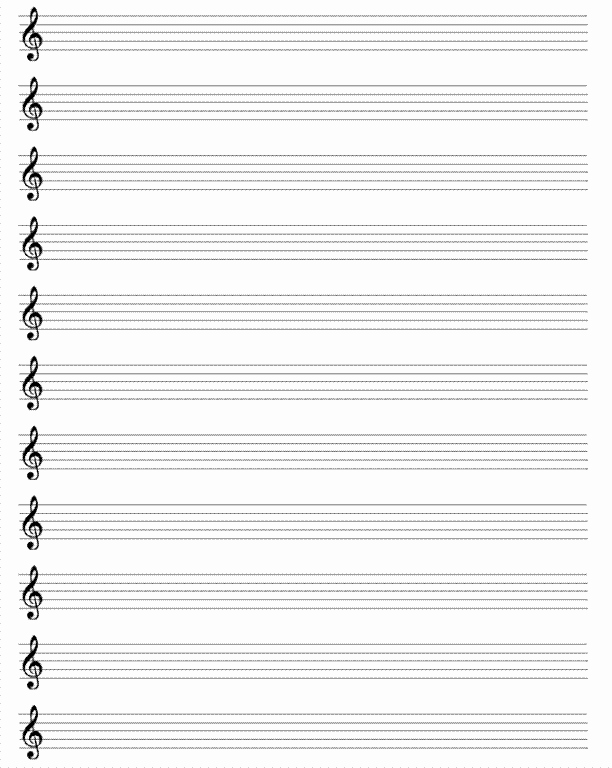 Music Staff Paper with Notes Luxury Sheet Music Clipart Grand Staff Pdf Pencil and In Color