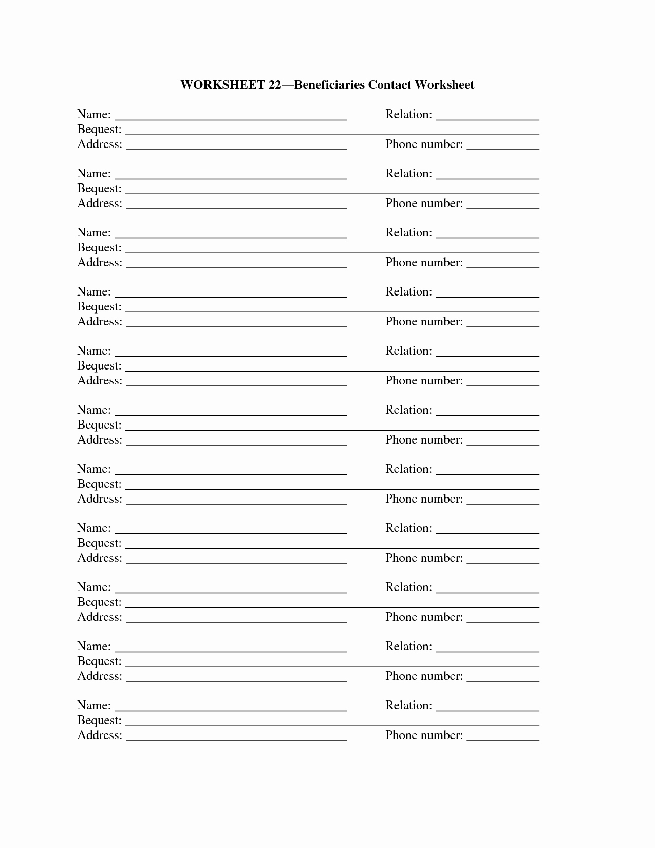 Name and Phone Number Template Best Of 14 Best Of Telephone Number Worksheet Learning