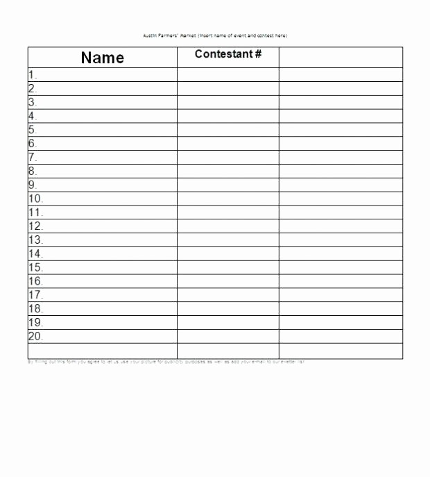 Name and Phone Number Template Unique Sign Up Sheet Template Free Phone Number Definition