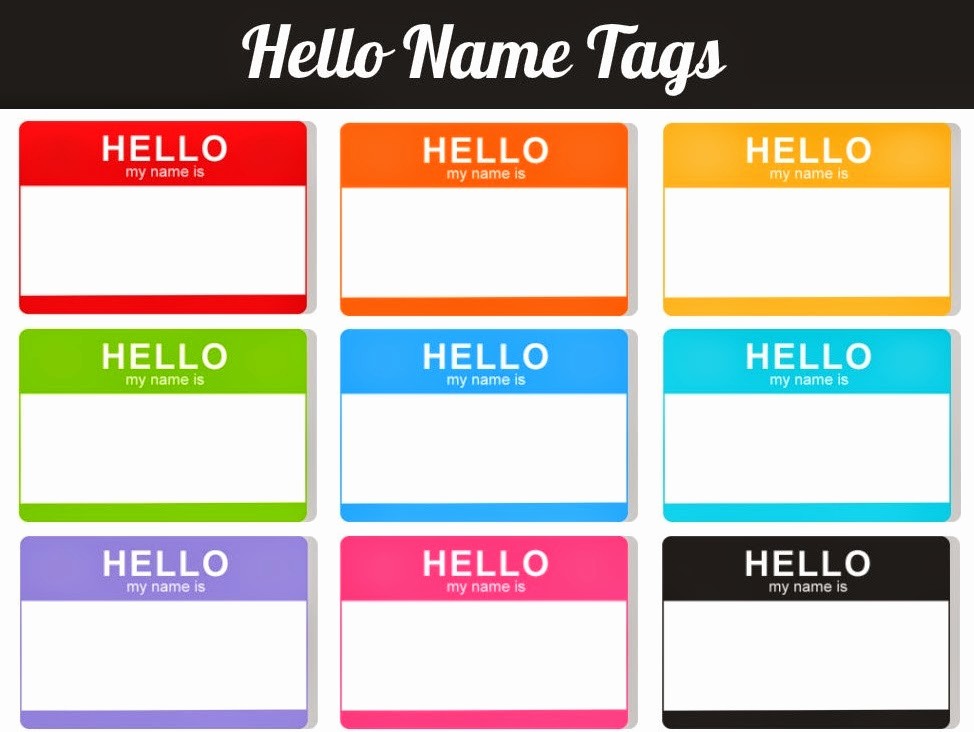 Name Tag with Photo Template Best Of Daily Favor Hello My Name is