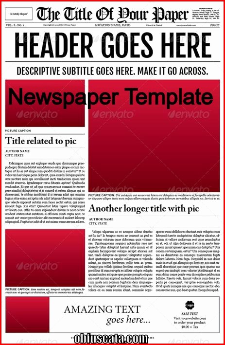 Newspaper Article Template Microsoft Word Best Of Points to Note In A Newspaper Template