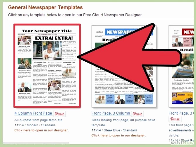 Newspaper Article Template Microsoft Word Elegant How to Make A Newspaper On Microsoft Word Wikihow
