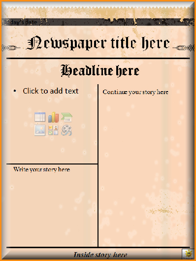 Newspaper Template for Word 2013 Best Of 9 Front Page Newspaper Article Template