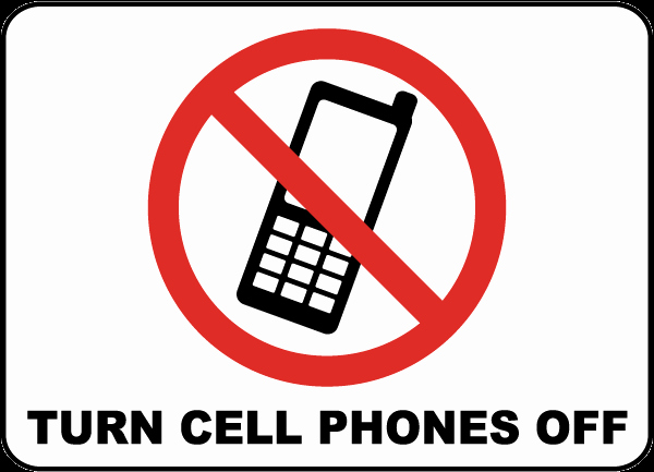 No Cell Phones Sign Printable Inspirational Turn Cell Phones F Sign by Safetysign F7231