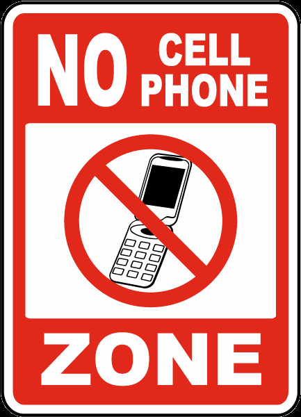 No Cell Phones Sign Printable Luxury No Cell Phone Zone Sign by Safetysign F7202
