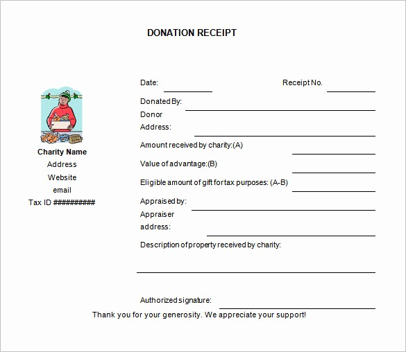 Non Profit Donation form Template Awesome 10 Donation Receipt Templates Doc Pdf