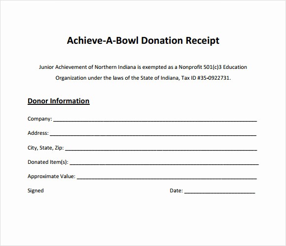 Non Profit Donation form Template Beautiful 10 Donation Receipt Templates – Free Samples Examples