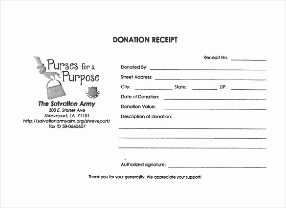 Non Profit Donation Receipt form Lovely 23 Donation Receipt Templates – Pdf Word Excel Pages