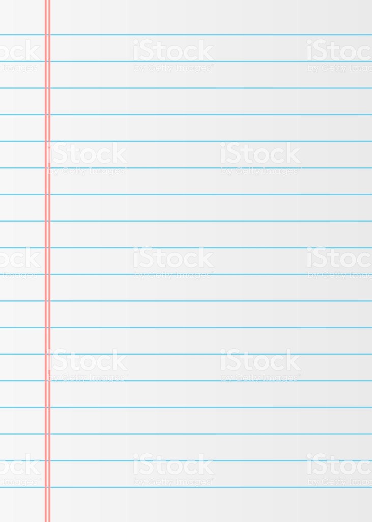 Notebook Paper Background for Powerpoint New Notizbuch Papierhintergrund Liniertes Papier Stock Vektor