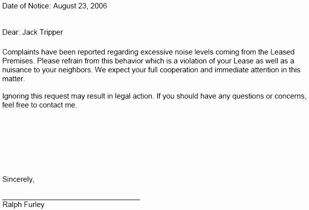 Notice Of Lease Violation Template Luxury Pin by Jesse Bell On Property Managment