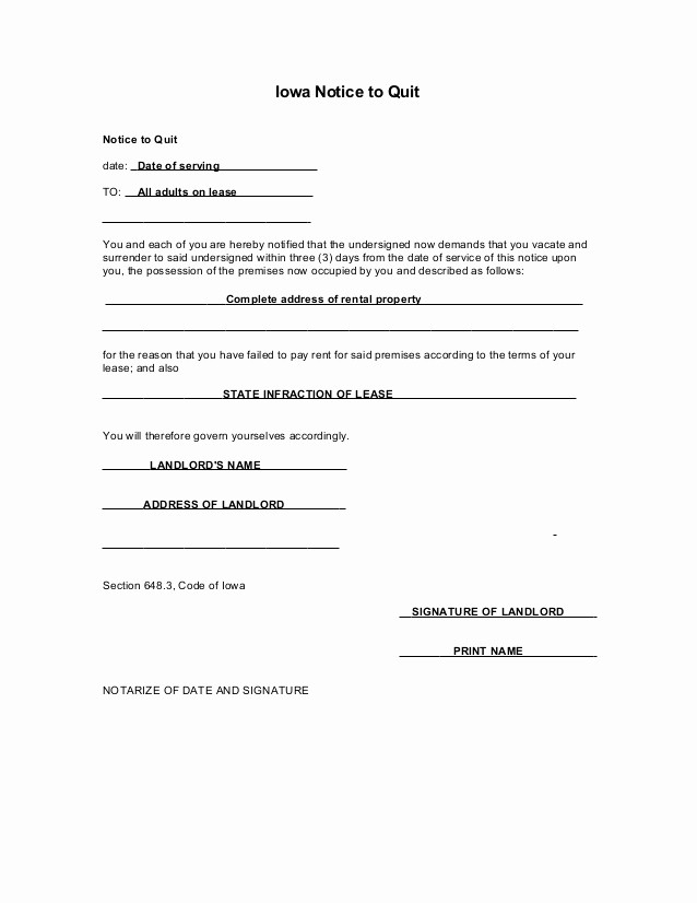 Notice Of Lease Violation Template New Tenant Eviction Notice Letter Template Eviction Letter