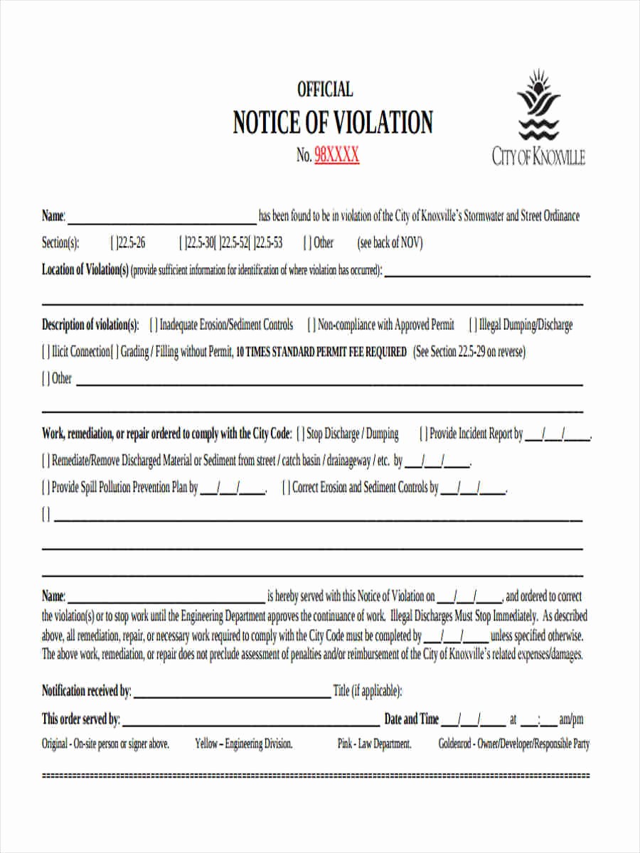 Notice Of Violation Letter Sample New Violation Notice to Pin On Pinterest Pinsdaddy