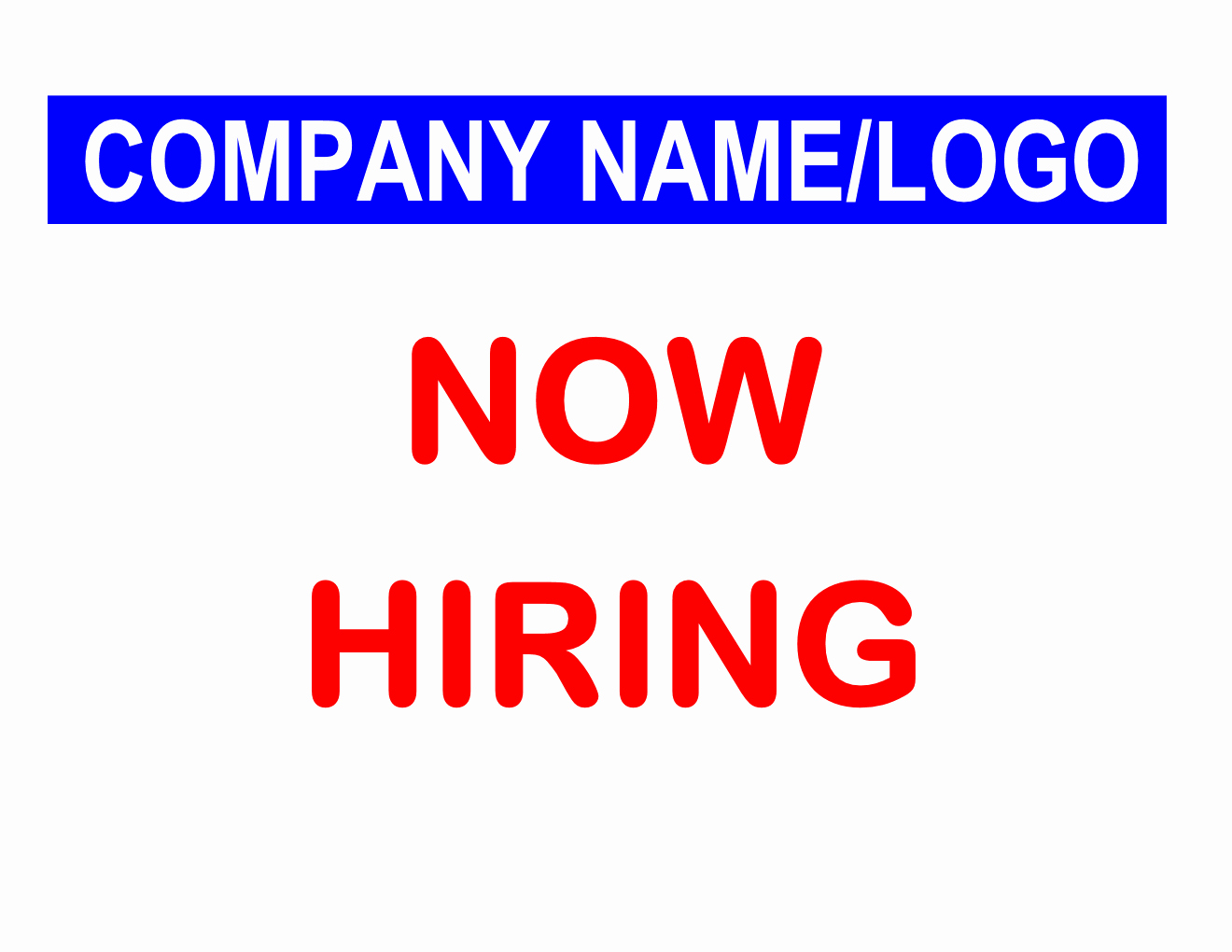 Now Hiring Sign Template Free Best Of now Hiring Sign