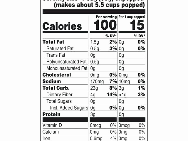 Nutrition Facts Label Template Excel Best Of 96 Nutrition Facts Template Excel Blank Nutrition Label