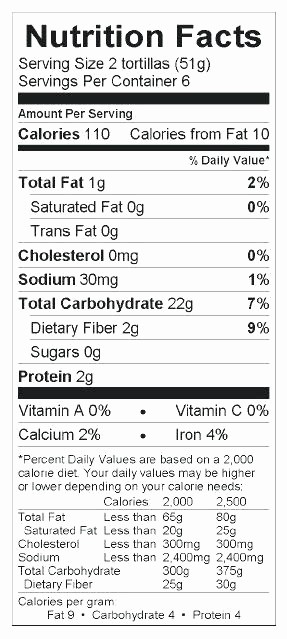 Nutrition Facts Label Template Excel Elegant Nutrition Label Template Excel Nutritional Label Template