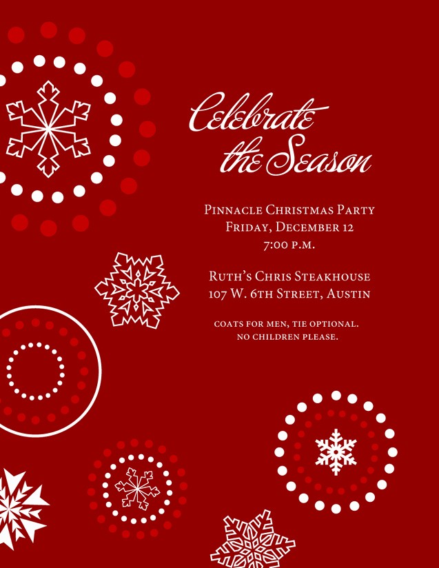 Office Christmas Party Free Download Beautiful Holiday Invitation Templates